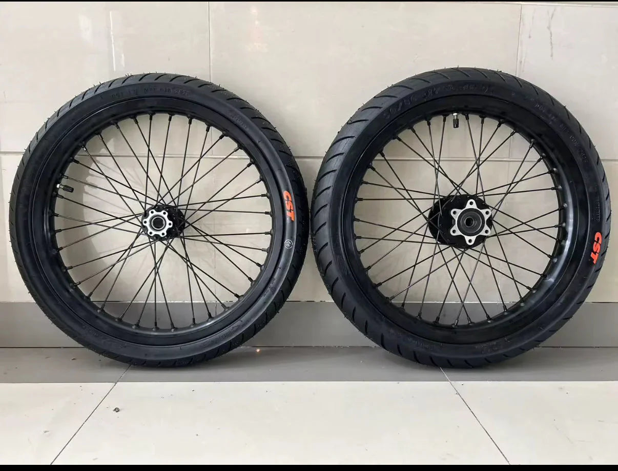 17 Inch Supermoto Wheelset